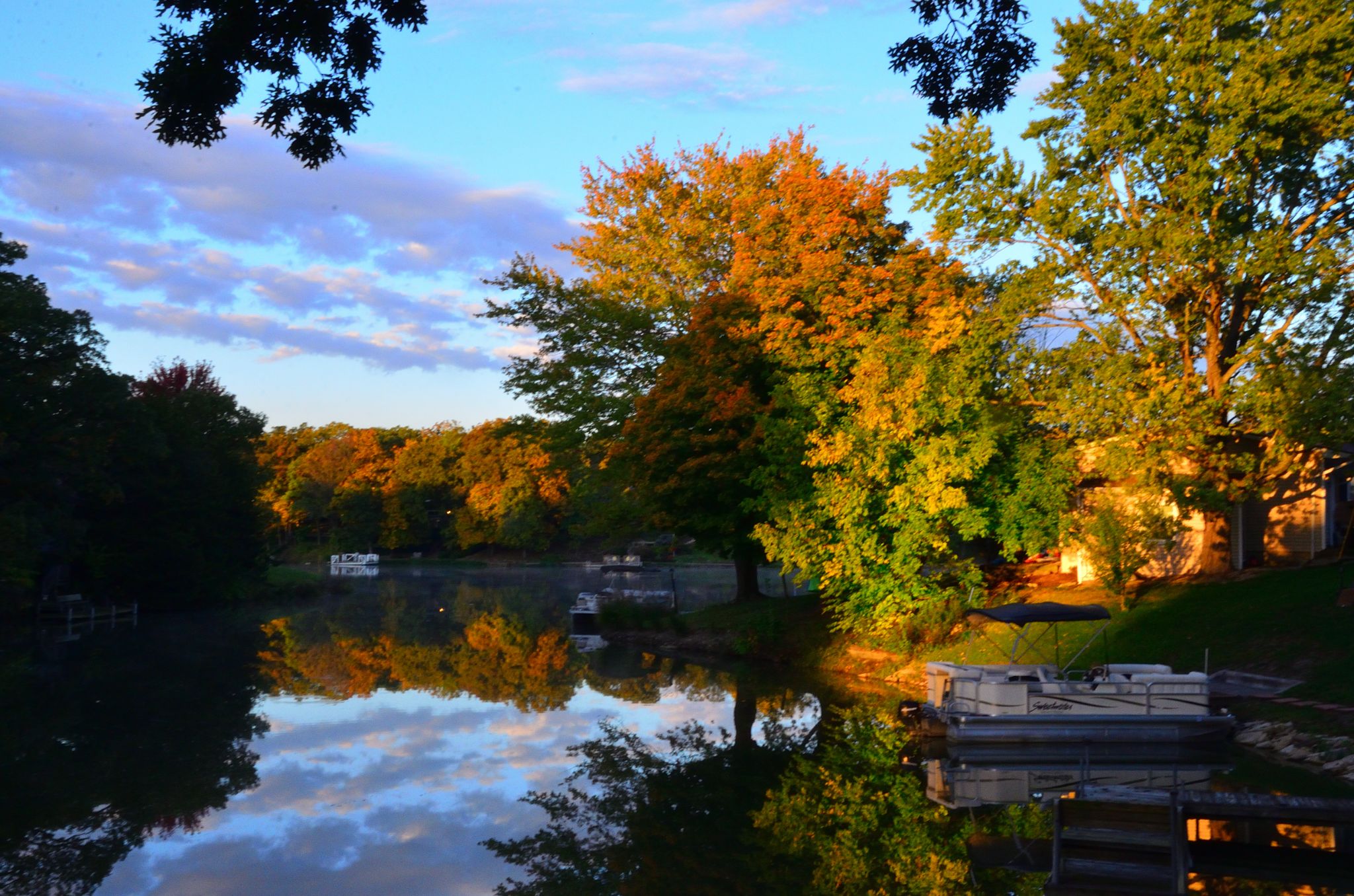Fall colors on our channel