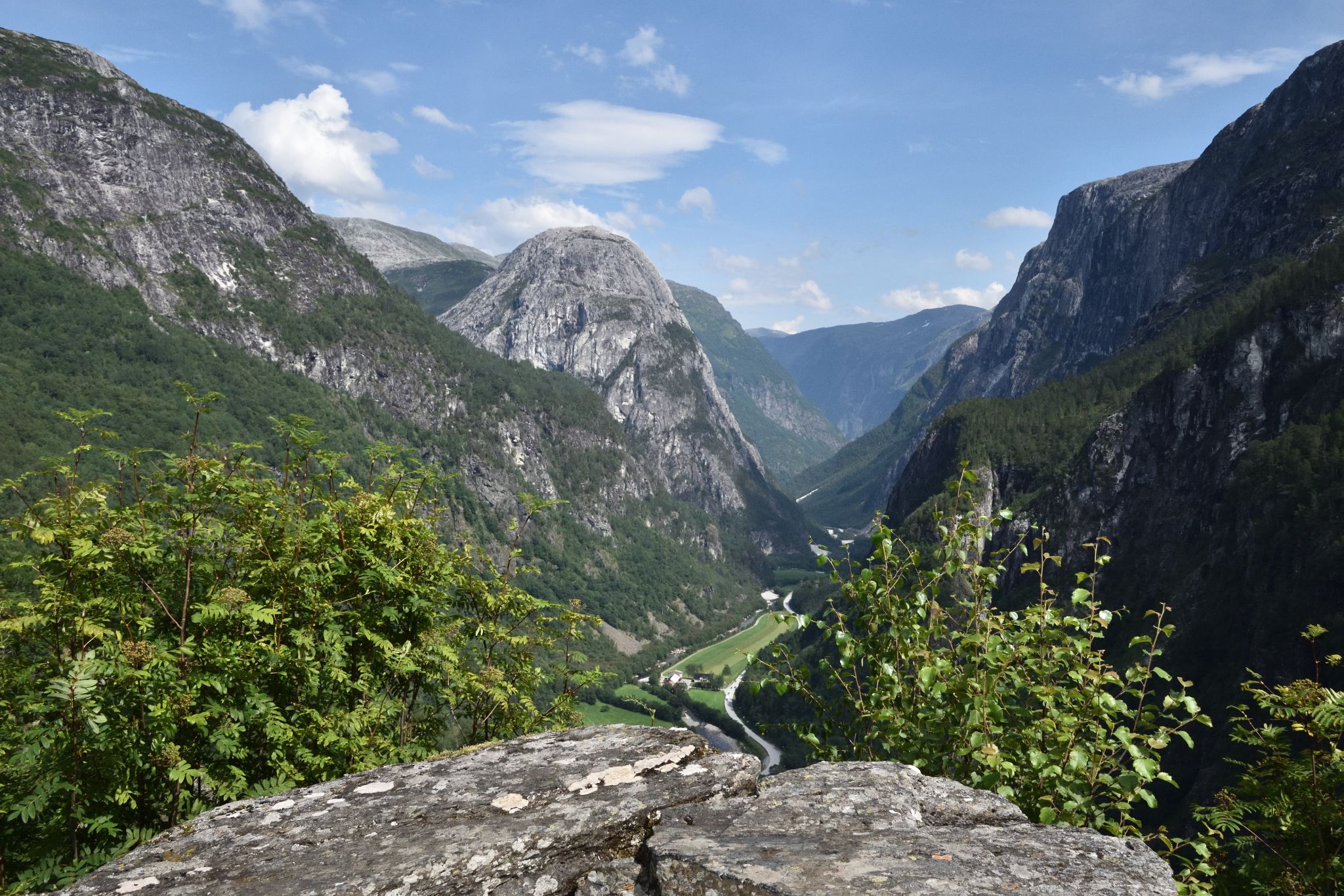 Patio View from Stalheim Hotel