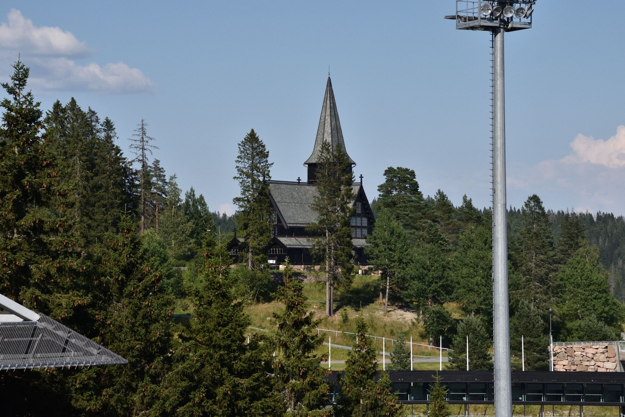 Wooden Holmenkollen chapel