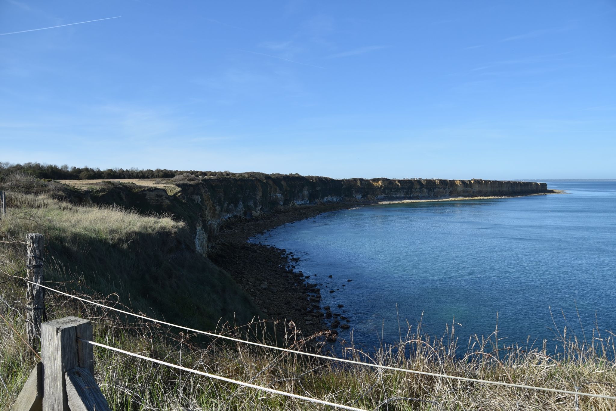Pointe du Hoc in Normandy, France.